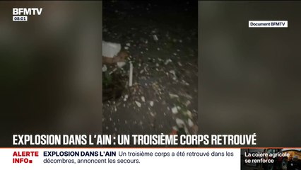 Un troisième corps retrouvé dans les décombres après l'explosion d'un immeuble à Trévoux, dans l'Ain