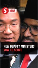 Newly-minted deputy ministers express gratitude, pledge service