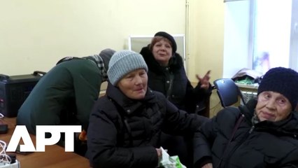 Ukrainian Aid Train Feeds Odesa Amid Blackouts After Russian Strikes | APT