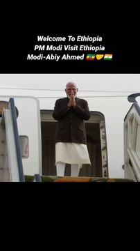 Welcome To Ethiopia PM Modi Visit Ethiopia Modi-Abiy Ahmed 🇪🇹🤝🇮🇳 #modi #ethiopia #modipower