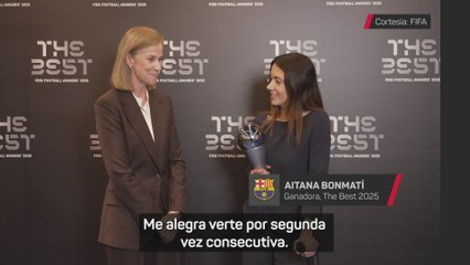 Aitana conquista su tercer premio 'The Best'