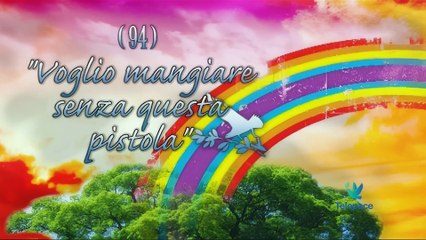 Medaglioni 094 Voglio mangiare senza questa pistola