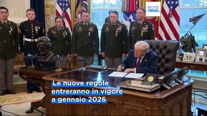 Donald Trump estende le restrizioni di ingresso negli Usa a 20 nuovi Paesi