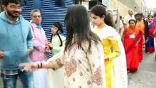 Pranavi Manukonda & Swathi Deekshith Visits Tirumala