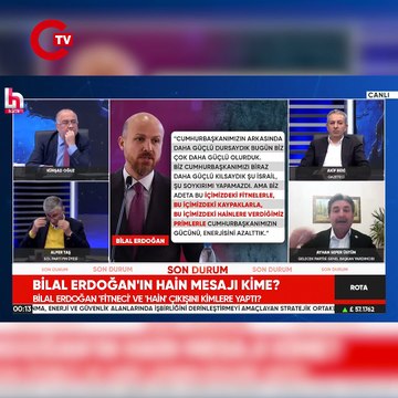 AKP'nin başına Bilal Erdoğan geçecek! Gelecek Partisi Genel Başkan Yardımcısı Ayhan Sefer Üstün Hem kamuoyu, hem parti teşkilatı Bilal Erdoğan'ın genel başkanlığına hazırlanıyor.