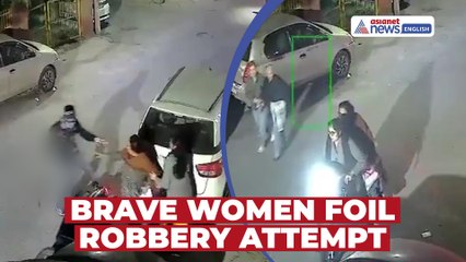 Caught on Cam: Brave Women Foil Robbery Attempt in Ludhiana | CCTV Footage