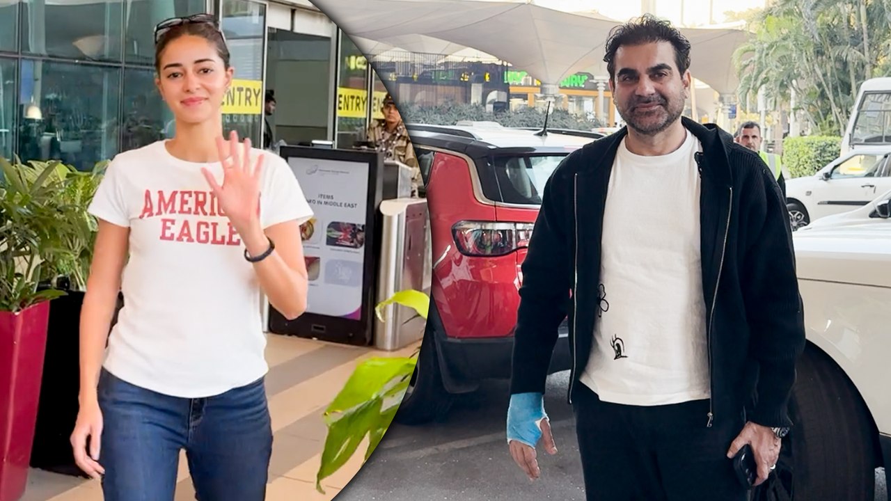 Mumbai Airport: Call Me Bae Girl Ananya Panday & Dabangg Producer Arbaaz Khan Get Snapped!