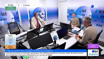 Stéphane Pérenès, le maire de Gron et directeur de Mobil'éco est l'invité de ICI AUxerre ce mercredi 17 décembre 2025