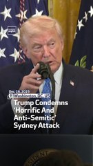 Trump Condemns ‘Horrific And Anti-Semitic’ Sydney Attack
