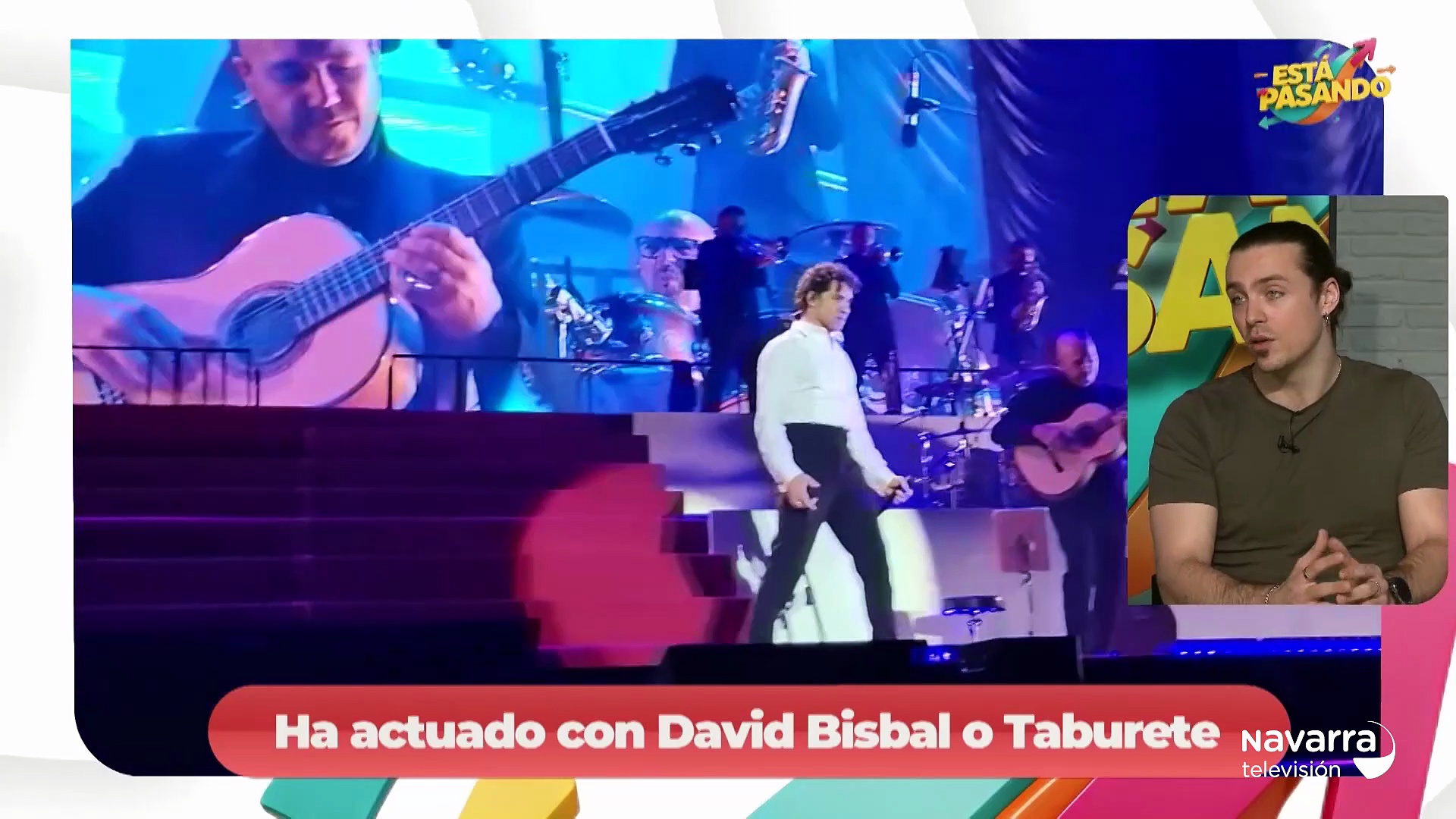 Un trompetista navarro de gira con David Bisbal