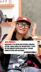Aci Resti : Masak itu bukan kewajiban istri, bisa beli kok di warteg.Biar gak salah paham, langsung nonton full “Sandick” di youtube: HAS Creative#aciresti #istriidaman #masakanistri #pernikahan #fyp #videoviral #podcastviral #warteg