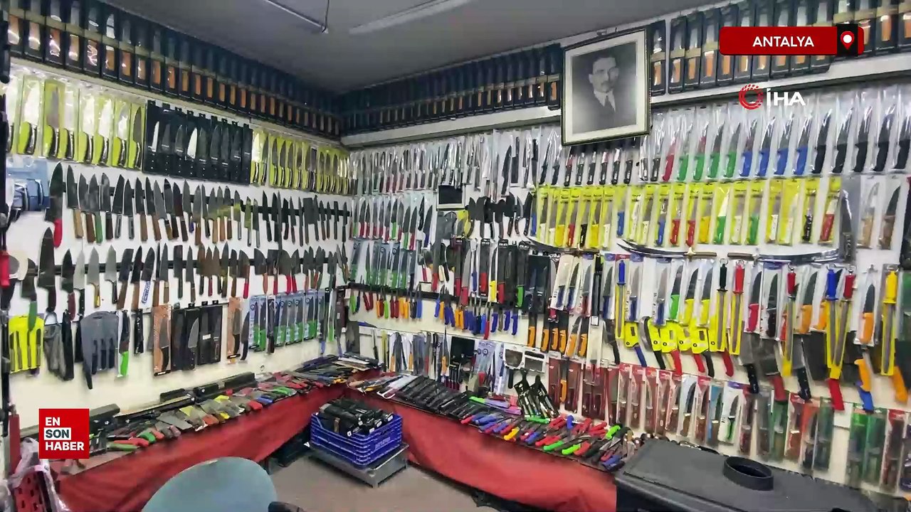 Antalya'da bıçak bileme mesleği için 50-60 bin liraya çırak bulamıyor