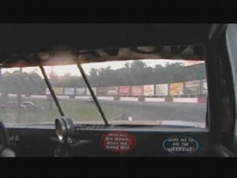 Mabery in car Checkers 5-24-08