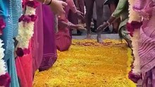 Holy Carpet Walk: Monk's Flower Petal Pedicure - Best Devotion Ever! 🙏😂
