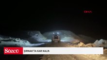 Şırnak’ta kar kalınlığı 1 metreyi aştı