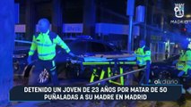 Detenido un joven de 23 años por matar de 50 puñaladas a su madre en Madrid