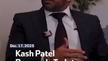 Kash Patel Responds To Jet Misuse Claims