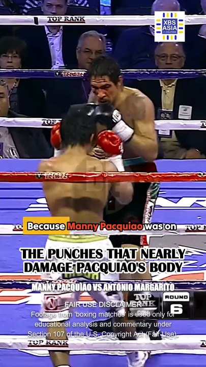 Manny Pacquiao HURT! 2 BODY BLOWS that made Pacquiao CRUMPLE in PAIN!