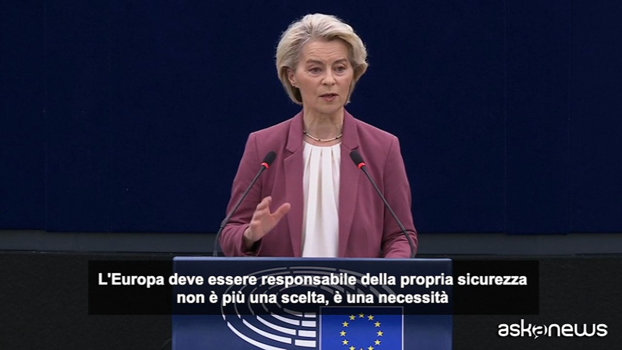 Von der Leyen: Europa deve essere responsabile della propria sicurezza