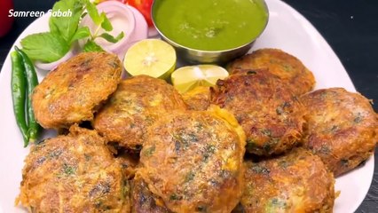 The Best Chicken Aloo Tikka Kabab Recipe｜Chicken Potato Tikki kabab At Home