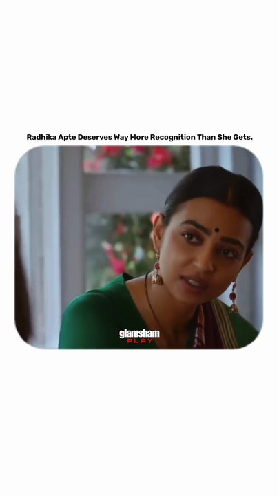 Radhika Apte deserves far more recognition for her consistently powerful roles.❤️  #glamsham #bollywood #radhikaapte #underratedactress #powerfulperformance   {glamsham, bollywood, radhika apte, underrated actress, powerful performance}
