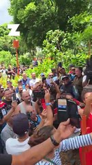 Des centaines de manifestants devant la préfecture pour réclamer le retour des batay coqs