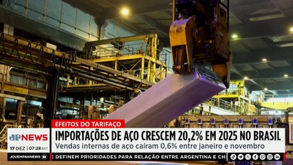 Importações de aço crescem 20,2% em 2025 no Brasil
