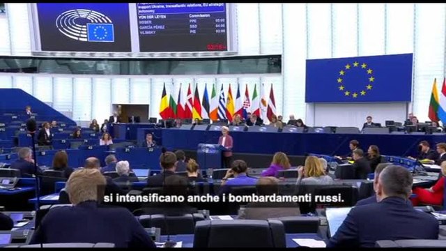 Von der Leyen: Prossimi giorni cruciali per i fondi all'Ucraina