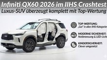 IIHS Crashtest-Check: Infiniti QX60 2026 mit starker Sicherheitsbilanz