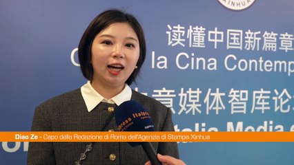 Media, Diao Ze (Xinhua) "Felici della partnership con Italpress, sarà successo"