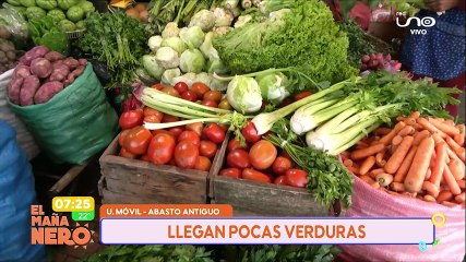SUBE EL PRECIO DE LAS VERDURAS; LLEGA POCO A LOS MERCADOS