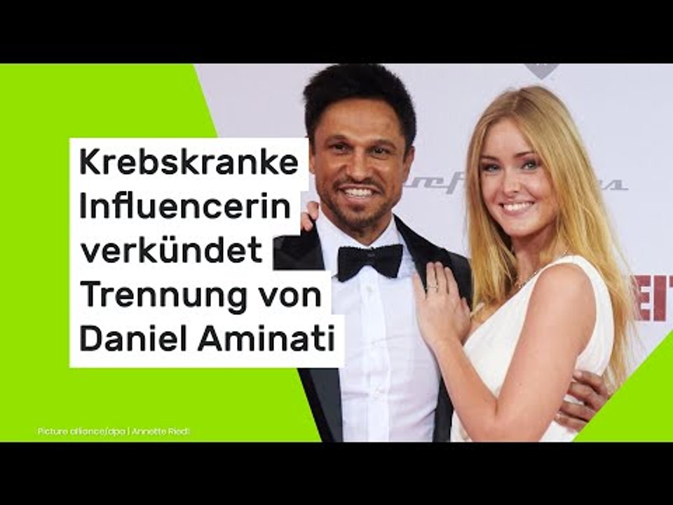 Krebskranke Influencerin verkündet Trennung von Mann Daniel Aminati