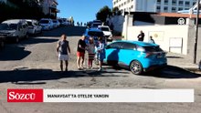 Manavgat'ta 5 yıldızlı otelde çıkan yangın söndürüldü