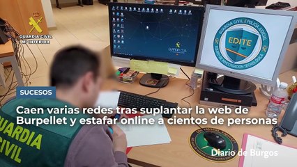 Caen varias redes que suplantaron la web de Burpellet y estafaron online a cientos de personas