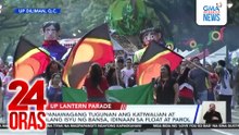 Panawagang tugunan ang katiwalian at ilang isyu ng bansa, idinaan sa float at parol | 24 Oras