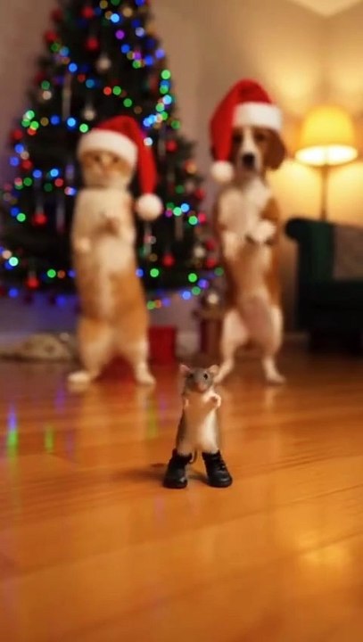 When the mouse becomes the main character 🎄🐭