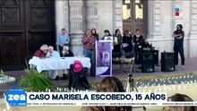 Marisela Escobedo: Colectivos se manifiestan frente al Palacio de Gobierno de Chihuahua