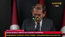 Başkan Dursun Özbek'ten sert tepki: Galatasaray'ı durduramayacaklar, engelleyemeyecekler
