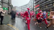 Watch as hundreds take part in the Isle of Man’s annual Santa Dash 2025