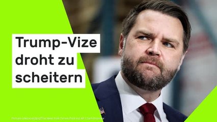 J.D. Vance: Politikexperten geben ernüchternde Prognose - Trump-Vize droht zu scheitern