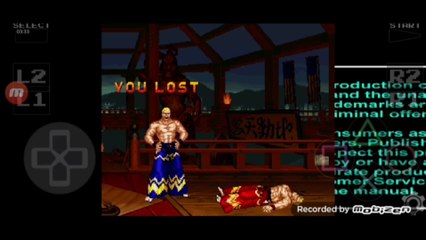 Real Bout Fatal Fury Geese Howard vs Geese Howard Geese Howard é derrotado por Geese Howard clone