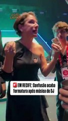 Festa de formatura acaba em pancadaria após música polêmica