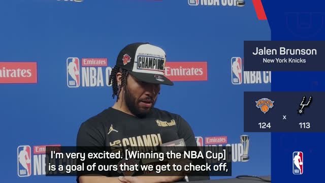 Brunson praises bench after ending Knicks' trophy drought