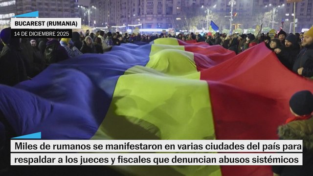 Miles de rumanos protestan contra la disfunción del sistema judicial