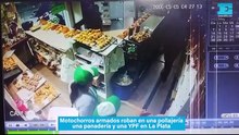 Motochorros armados roban en una pollajería, una panadería y una YPF en La Plata