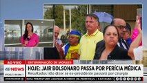 Bolsonaro faz perícia na PF para avaliar cirurgia de urgência