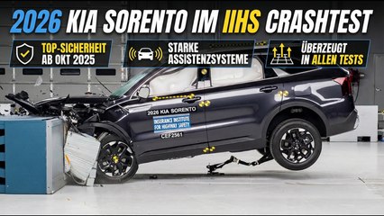 Sicherheit auf neuem Level – 2026 Kia Sorento im IIHS Check