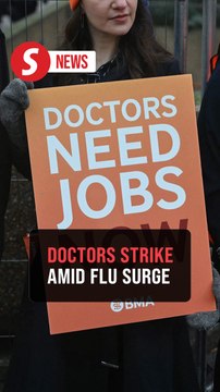 Doctors in England start five-day walkout during flu surge