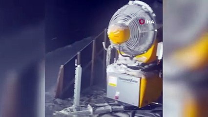 Bolu’da kayak sezonuna teknolojik doping: Arkut Dağı’na yapay kar desteği!