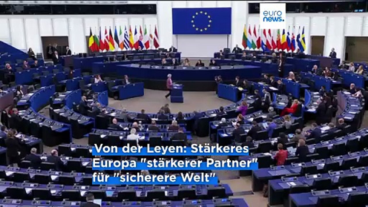 Veränderte Weltordnung: Von der Leyen warnt vor der 'gefährlichen' Realität der EU